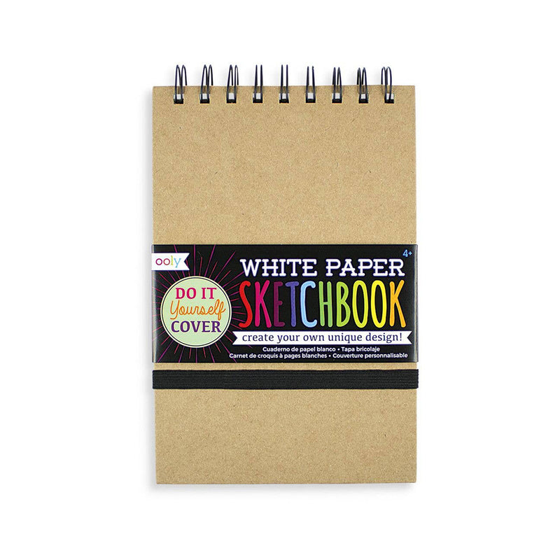 Small DIY Sketchbook- White
