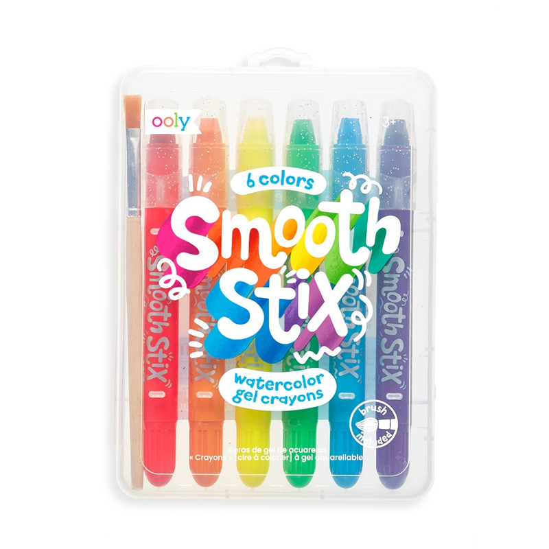 Smooth Stix Watercolor Gel Crayons- Set of 6