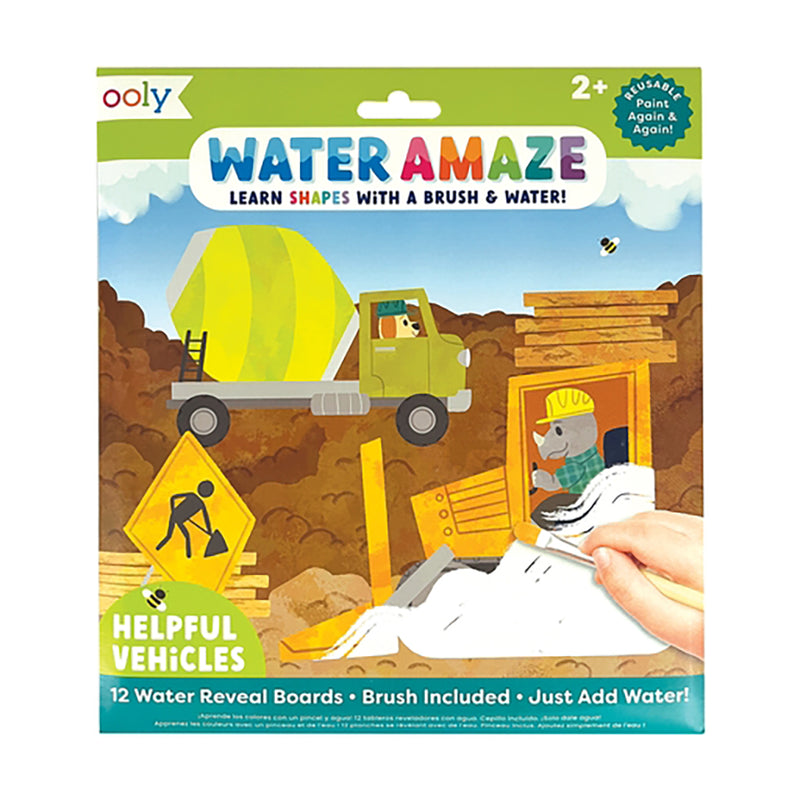 Water Amaze Water Reveal Boards - Helpful Vehicles