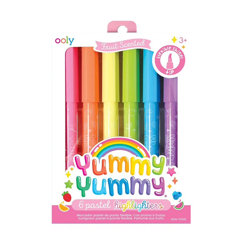 Yummy Yummy pastel Scented Highlighters Set of 6