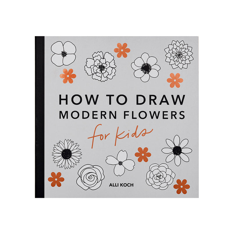 How to Draw Modern Flowers For Kids