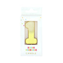 Number Candle- Gold Metallic Ombre