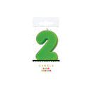 Number Candle- Neon Colors