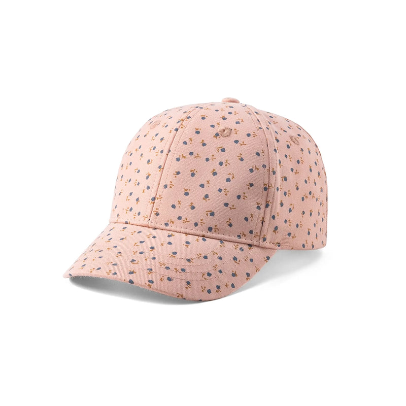 Kids Baseball Cap- Mauve Ditsy Floral