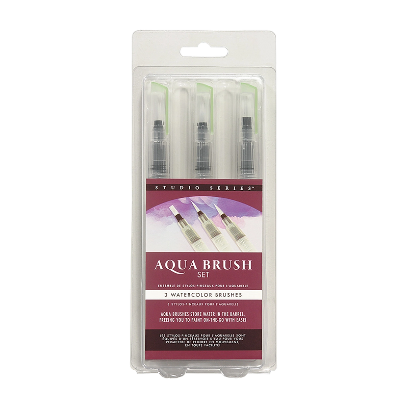 Studio Series Aqua Brushes- Set of 3
