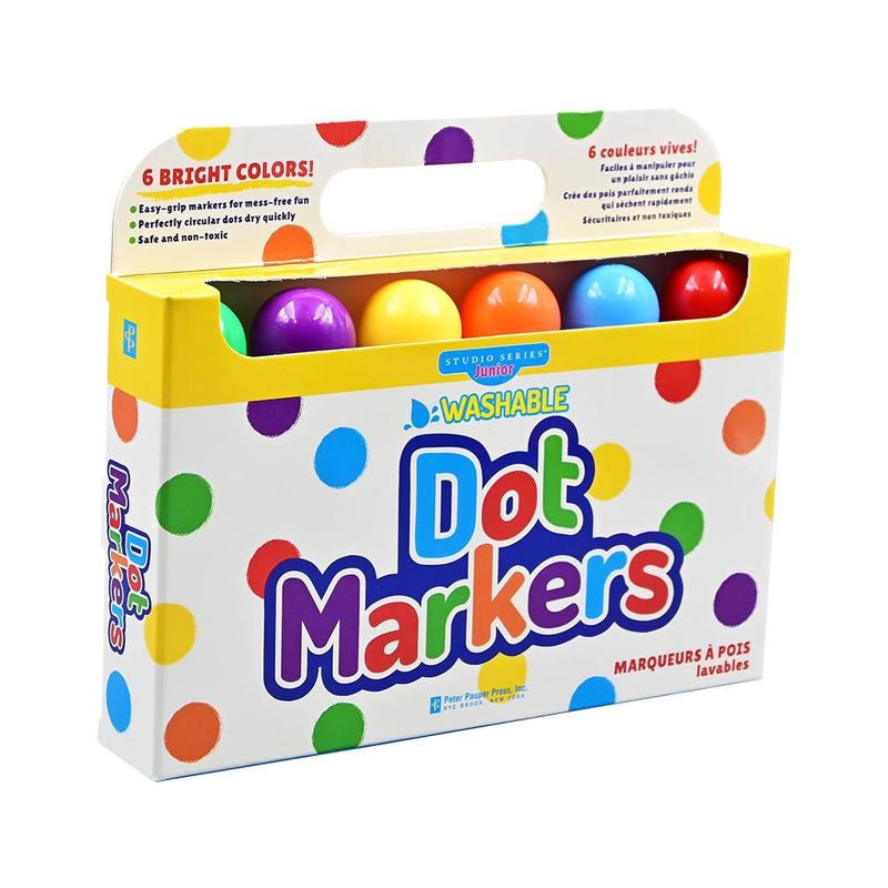 Studio Series Junior Washable Dot Markers- Set of 6