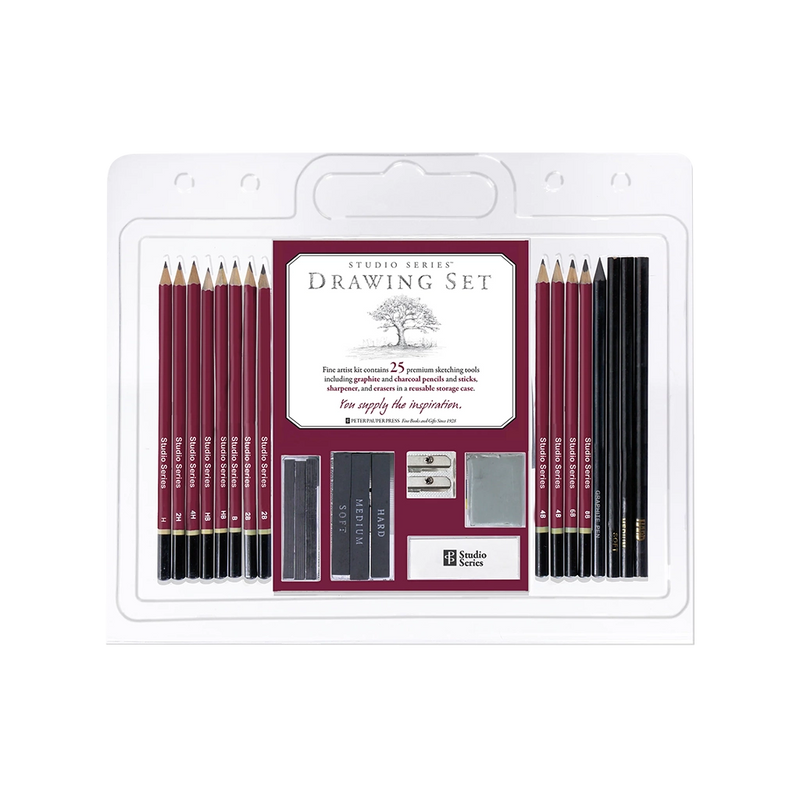 Studio Series 25-Piece Sketch & Drawing Pencil Set