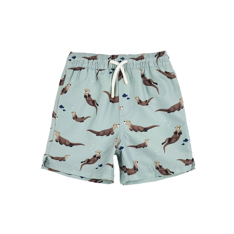 Swim Trunks- Blue Mist Otter