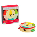 Petit Collage Wooden Tambourine