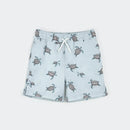 Swim Trunks- Blue Turtle