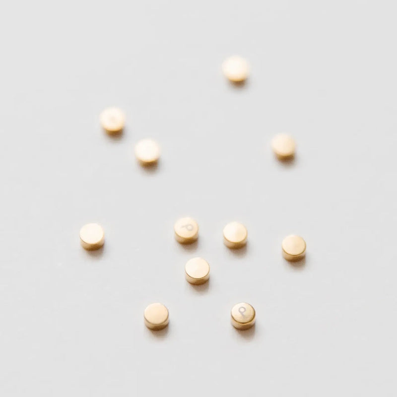 Gold Earring Back Posts Pair