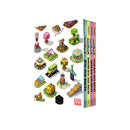 Minecraft Bite-Sized Builds 4 Book Collection