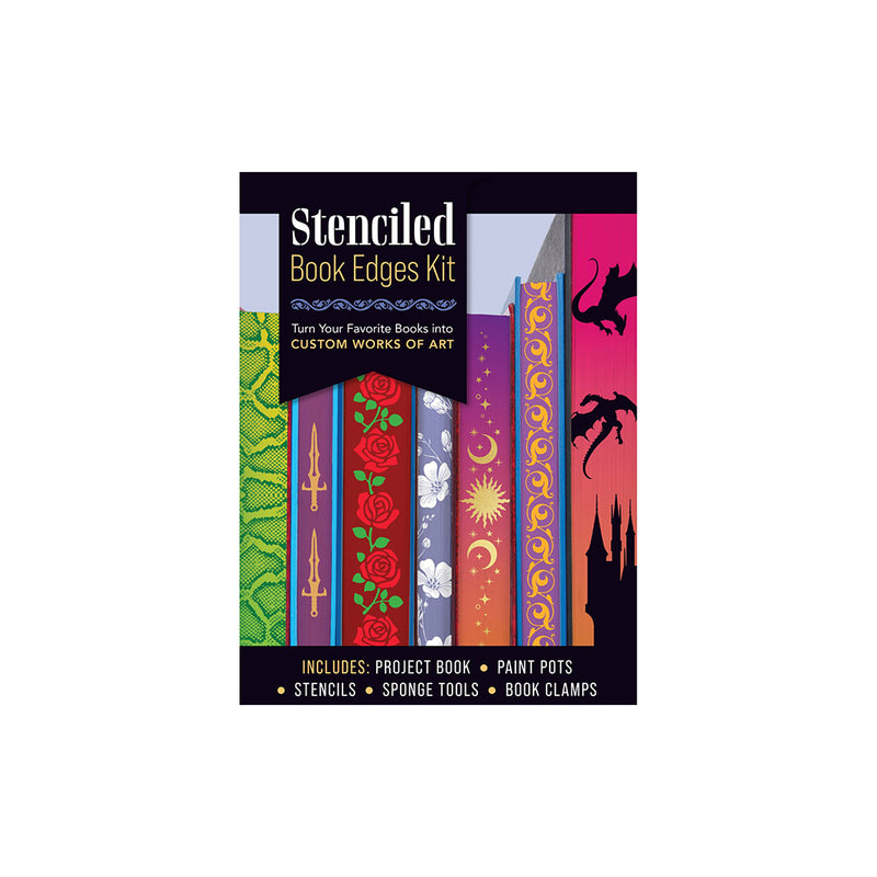 Stenciled Book Edges Kit