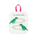Spotty T-Rex Glitter Clips