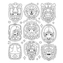 The Unofficial K-Pop Demon Hunters Coloring Book