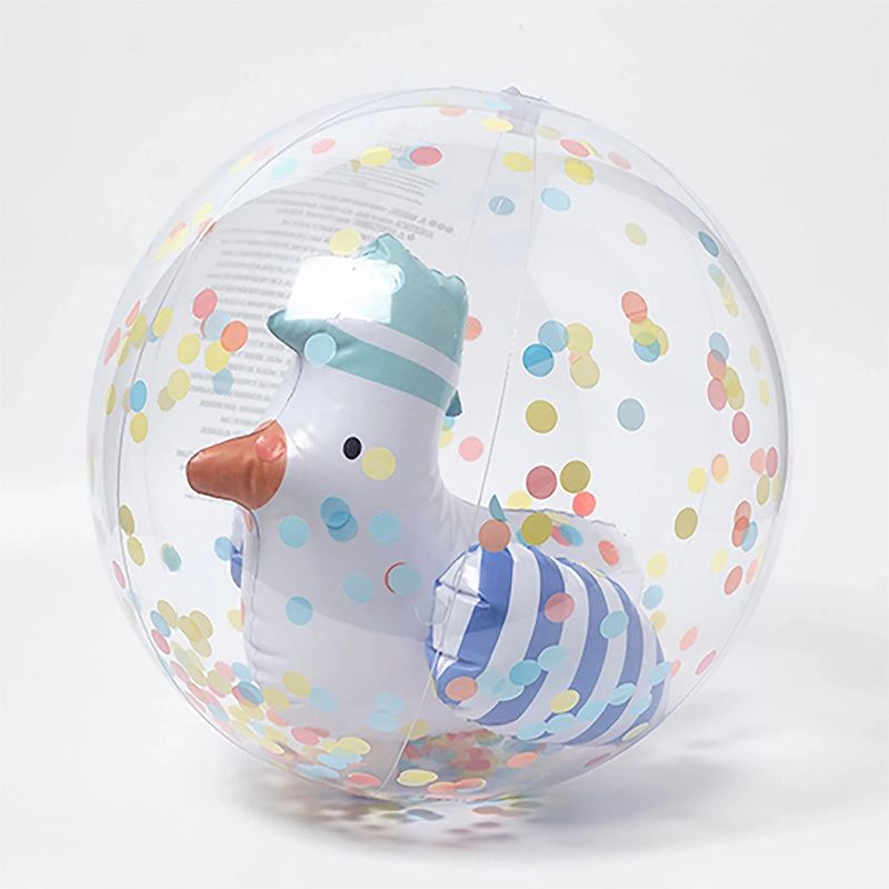 3D Inflatable Beach Ball- Sid the Seagull