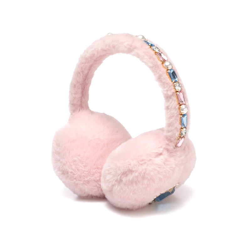 Cotton Candy Jeweled Earmuffs