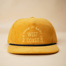 Adult Take it Easy Hat- Mustard Corduroy
