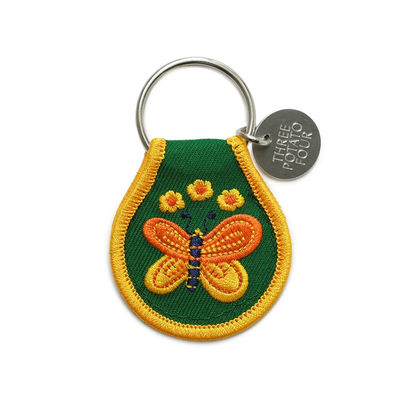 Patch Keychain - Butterfly