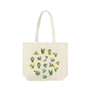 Richard Scarry® - Lowly Worm Floral Embroidered Tote