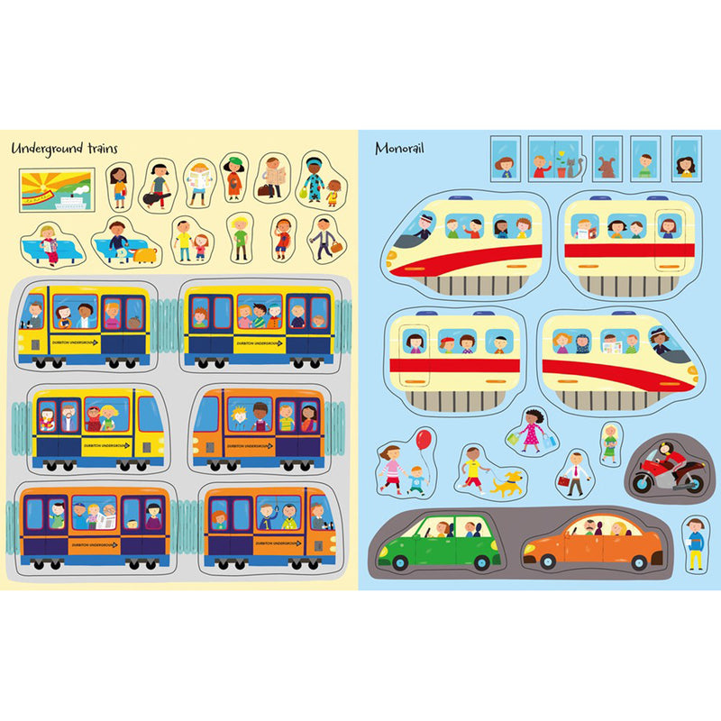 First Sticker Book: Trains