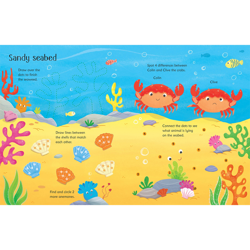 Wipe-Clean Under the Sea