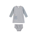 Quinn Dress- Blue Bird