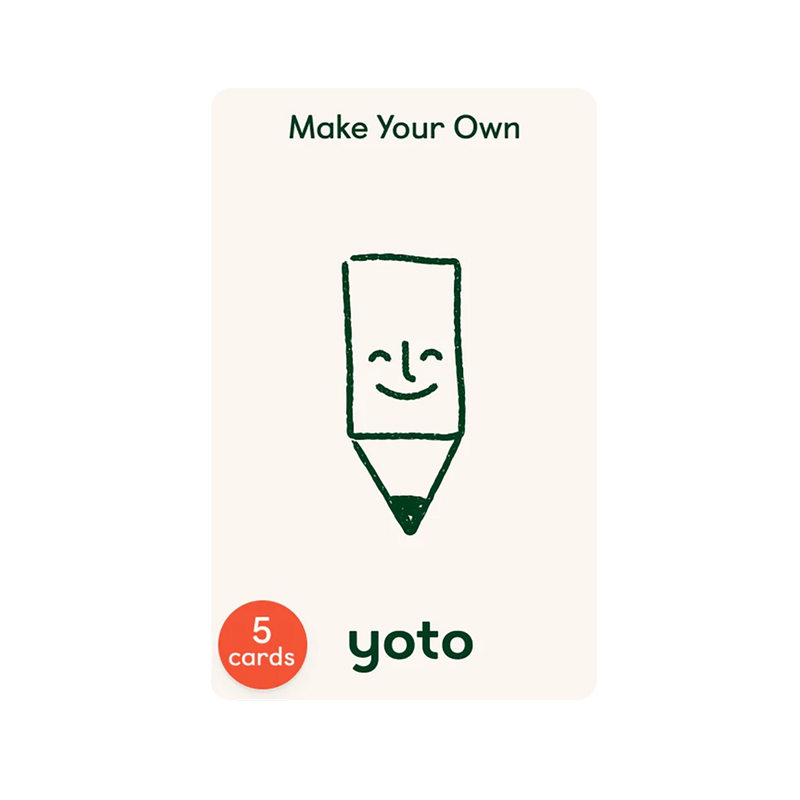 Yoto Cards- Make Your Own Pack of 5