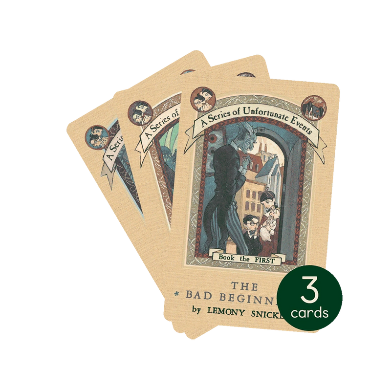 Yoto Cards- Series of Unfortunate Events Books 1-3