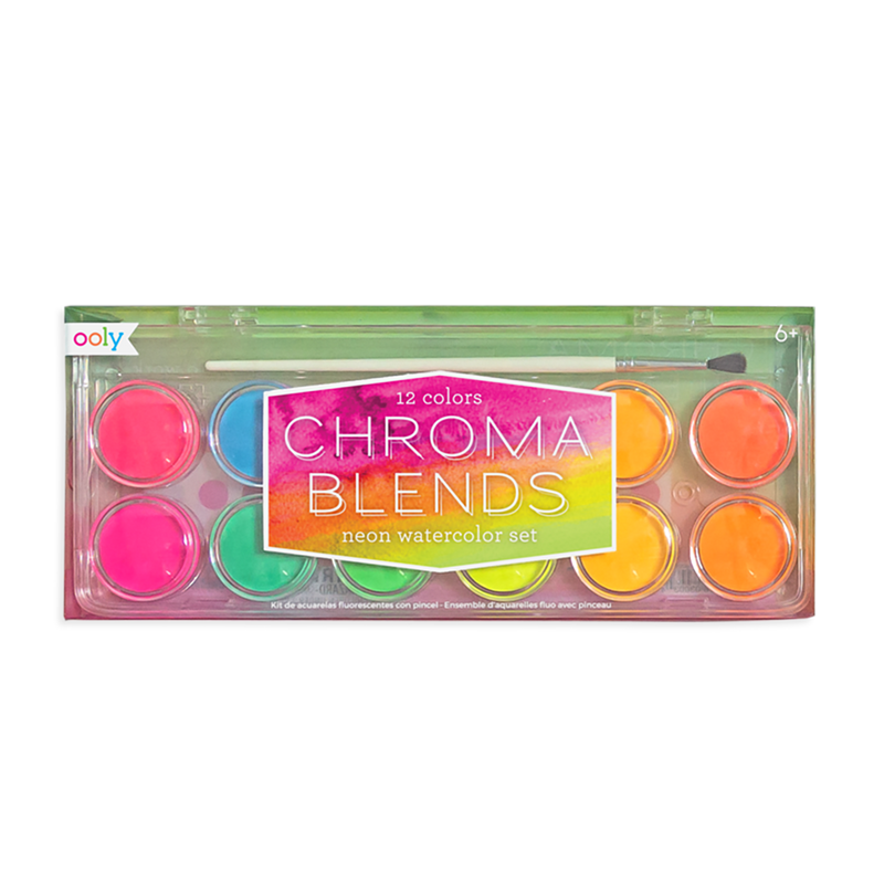 Chroma Blends Neon Watercolors- Set of 13