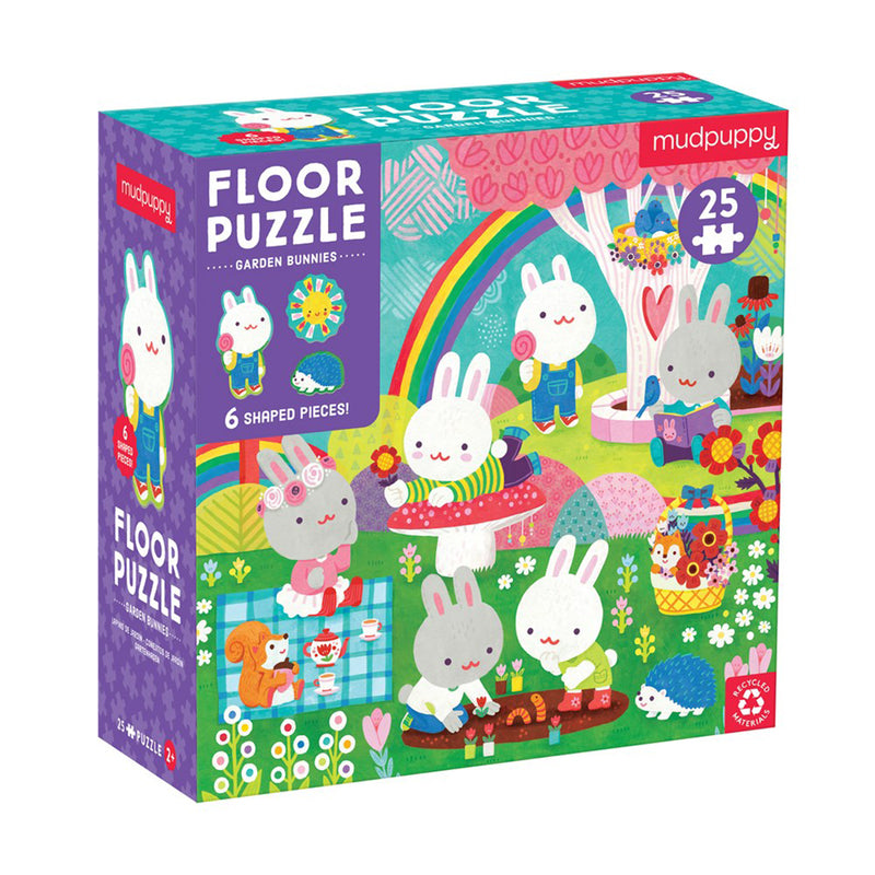 25 Pc Puzzle- Garden Bunnies