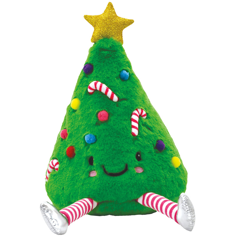 Christmas Tree Furry Pillow