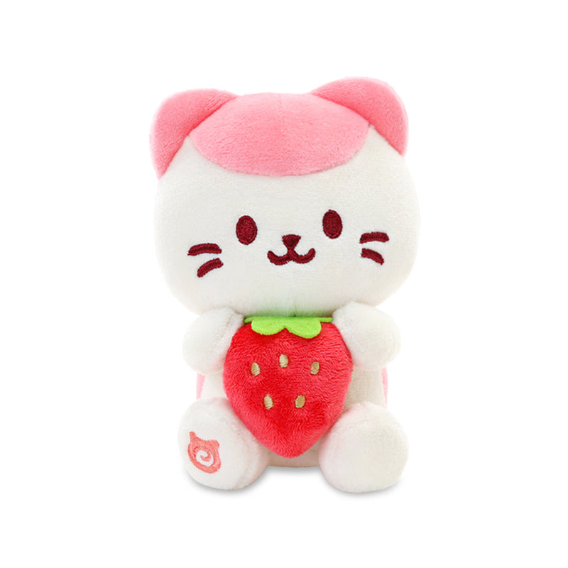 Sitting Plush- Strawberry Kitty