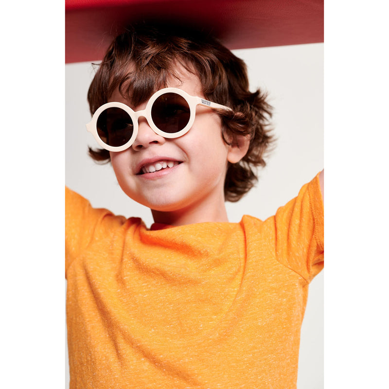 Euro Round Lens Sunnies- Sweet Cream