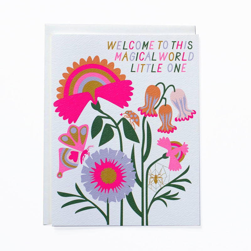 Magical World Baby Card