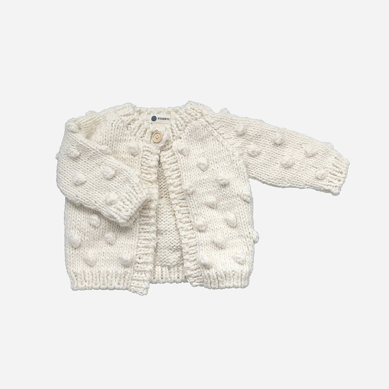 Popcorn Cardigan- Cream