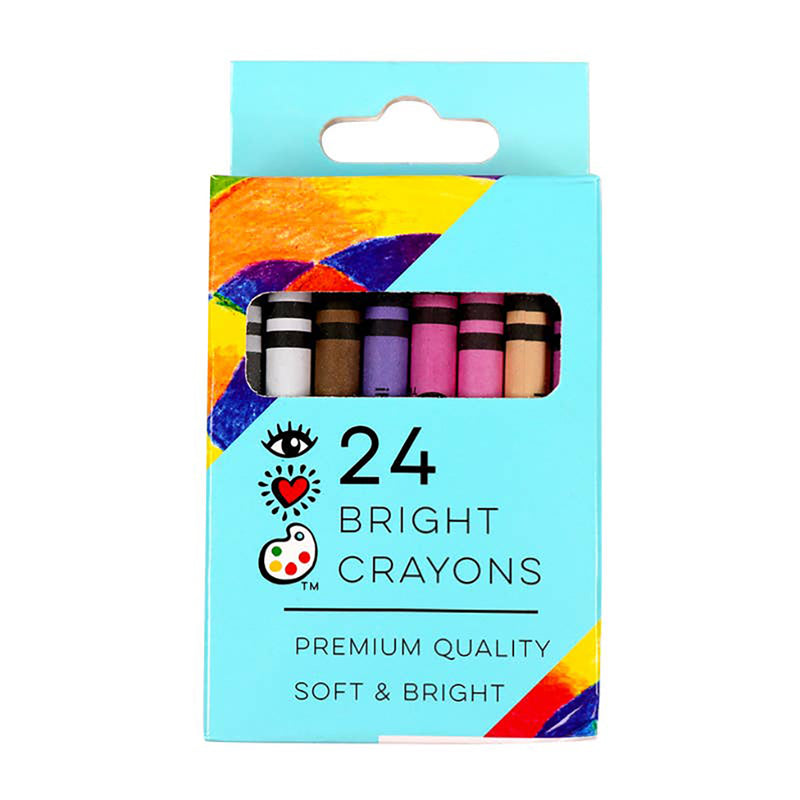 iHeartArt 24 Bright Crayons