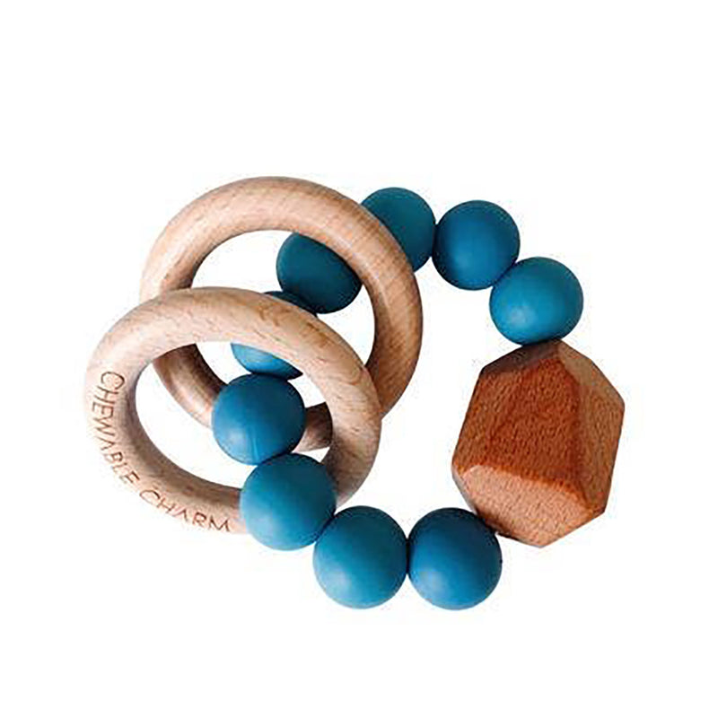 Hayes Silicone & Wood Teether