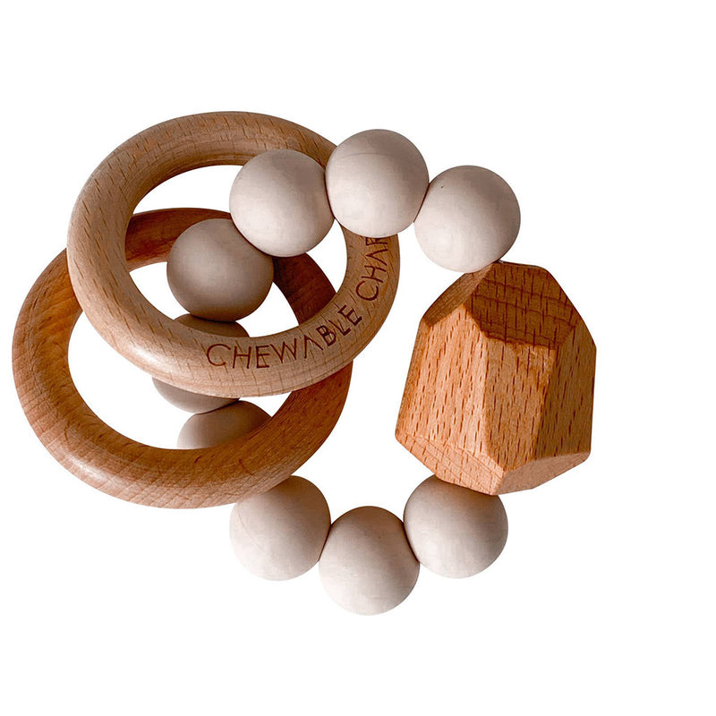 Hayes Silicone & Wood Teether