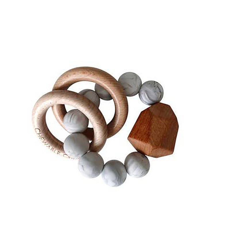 Hayes Silicone & Wood Teether