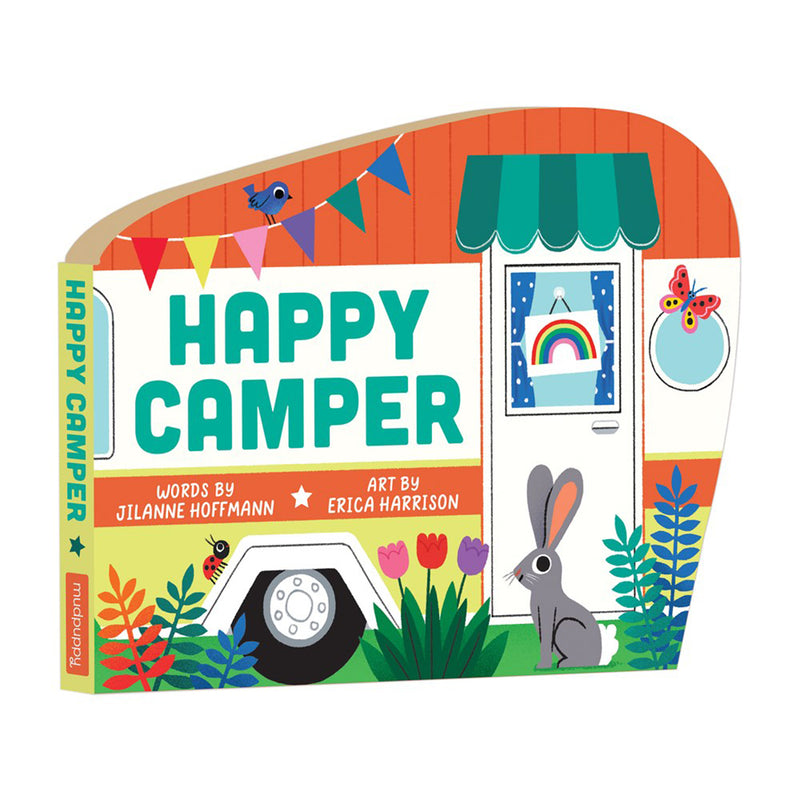 Happy Camper Shaped Board Book