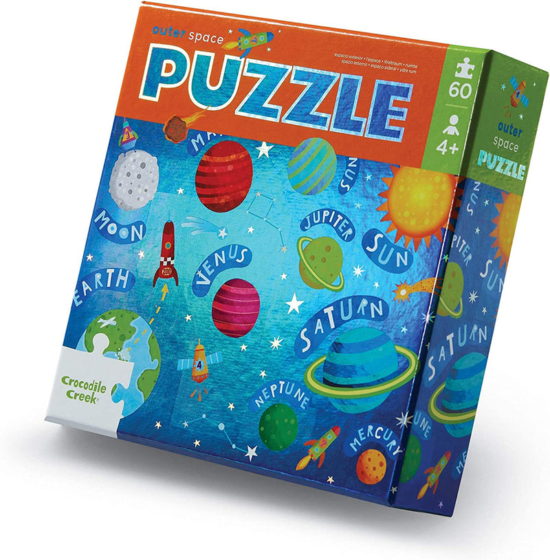 60pc Foil Puzzle- Outer Space