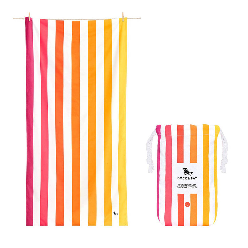 Quick Dry Beach Towel Large (63"x35")