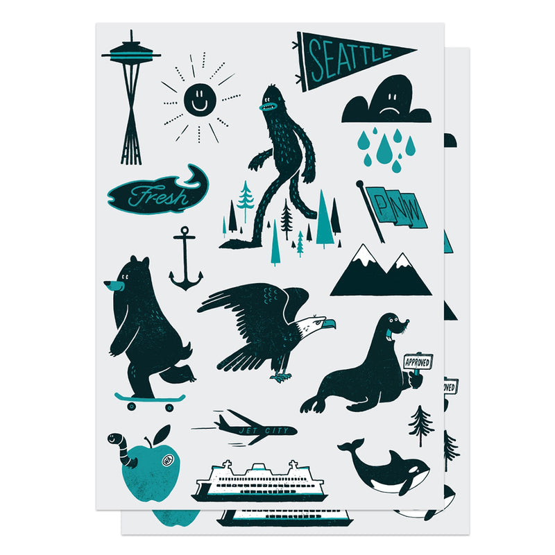 PNW Ink Temporary Tattoos