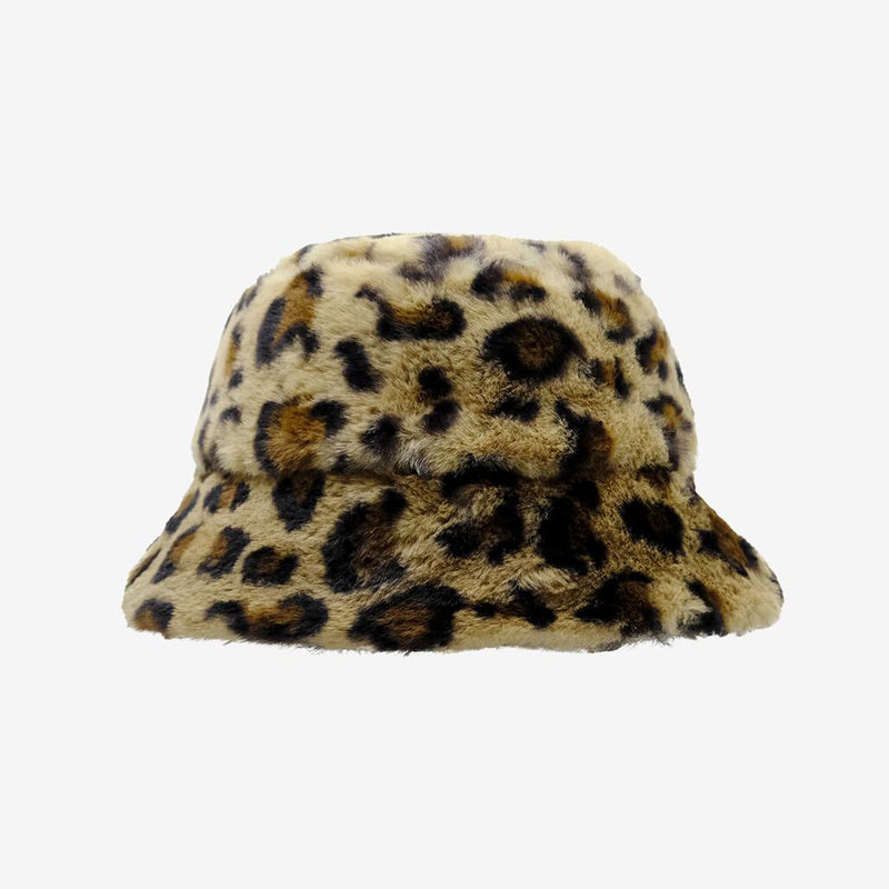 Furry Friend Bucket Hat- Leopard