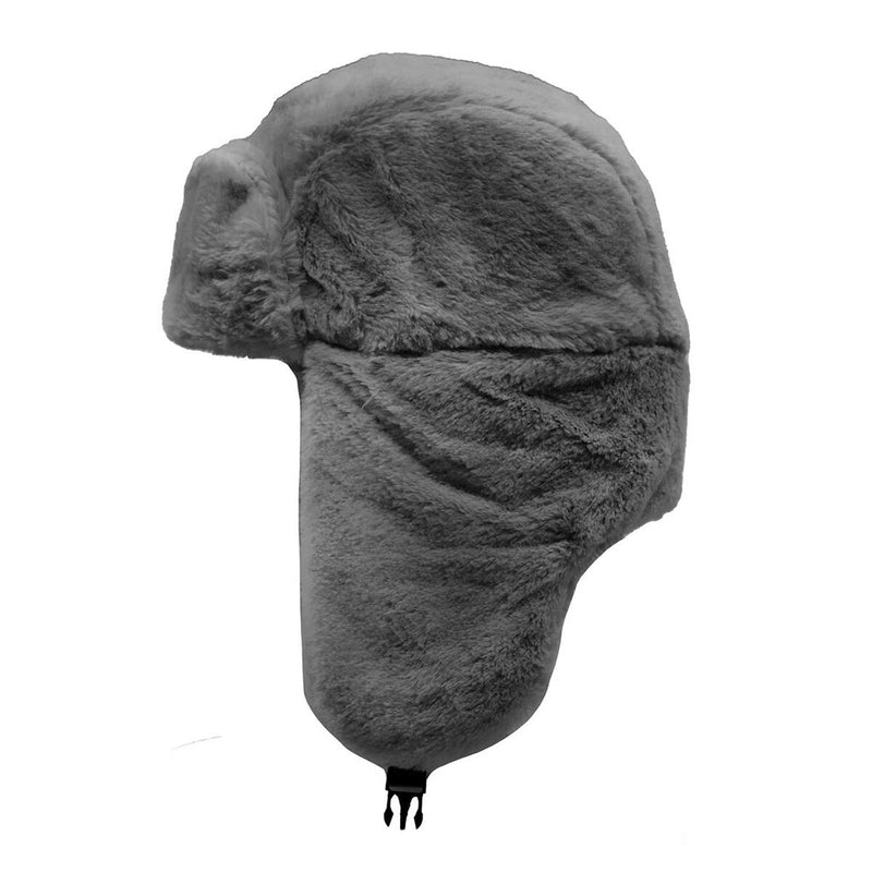 Furry Friend Trapper Hat- Grey