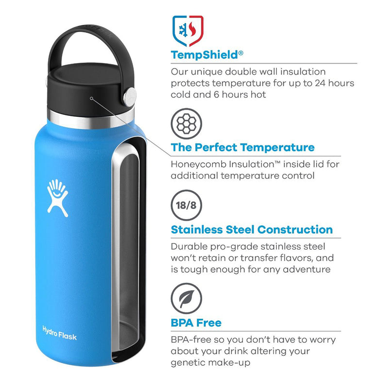 Wide Mouth Water Bottle- 32 oz