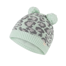 Baby Marlee Beanie- Mint Leopard