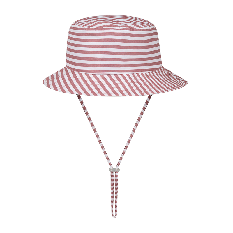 Kids Bucket Hat- Lisa Amber Stripe