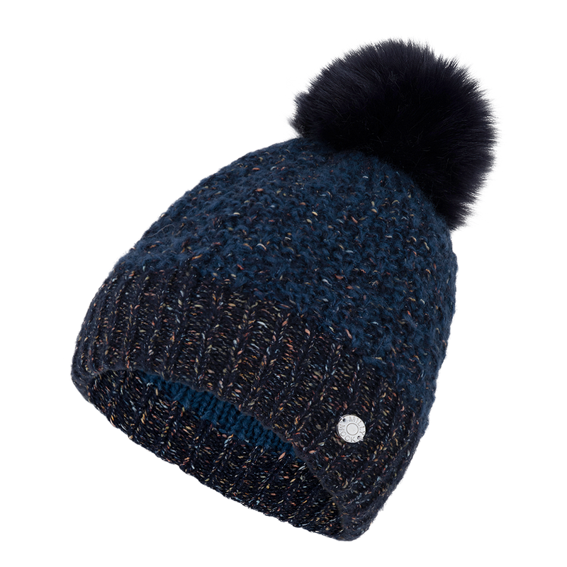 Kids Bribie Beanie- Navy Multi